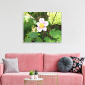 ピンクの野花キャンバスプリント|植物画 フローラル キャンバスプリント (インサイチュ (リビング))