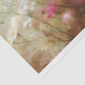 ピンクの野花印象派絵を描のデコペ 薄葉紙 (詳細)