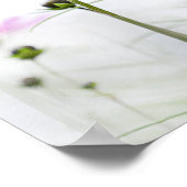 ピンクの野花 ポスター (角)