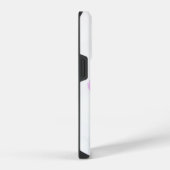 ピンクの野花 iPhoneケース (右側面)