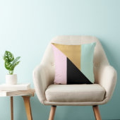 ピンクの金ゴールドの黒及びティール（緑がかった色）のモダンの装飾用クッション クッション (椅子)