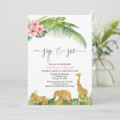 ピンクの金ゴールドをすすめ、サファリのジャングルでの出会い 招待状 (スタンド正面)