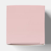 ピンクの金ゴールドエレガントガールベビーシャワー フェイバーボックス (上部)