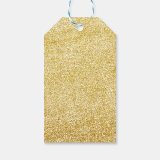 ピンクの金ゴールドクラウンプリンセス誕生日サンキューラベル ギフトタグ (裏面)