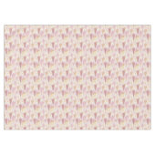 ピンクの金ゴールドクリスマストナカイのパターン#13 ID1009 テーブルクロス (正面(横))