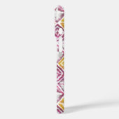 ピンクの金ゴールドスタイリッシュダイヤモンドタイル Case-Mate iPhoneケース (裏面 / 左)