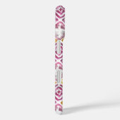 ピンクの金ゴールドスタイリッシュダイヤモンドタイル Case-Mate iPhoneケース (裏面 / 右)