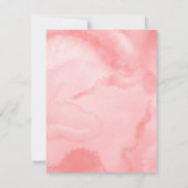 ピンクの金ゴールドフェアリータールブランチ&バブリー招待状 招待状 (裏面)