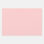 ピンクの金ゴールドフェイクグリッターゼブラプリント ラッピングペーパーシート (正面3)