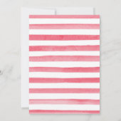 ピンクの金ゴールドフローラカボチャートラック秋21st誕生日 招待状 (裏面)