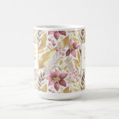 ピンクの金ゴールドメリークリスマスパターン#21 ID1009 コーヒーマグカップ (中央)