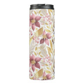 ピンクの金ゴールドメリークリスマスパターン#21 ID1009 タンブラー (裏面)