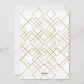 ピンクの金ゴールドメリー&ブライトホリデードードルフォト シーズンカード (裏面)