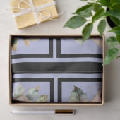 ピンクの金ゴールドライン付きバラタイルの切り離し 薄葉紙 (ギフト)