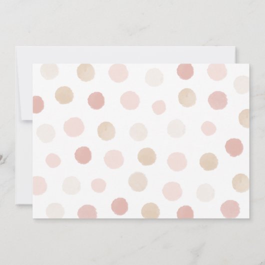 ピンクの金ゴールド水色ポプシクルガールバースデーパーティー 招待状 (裏面)