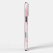 ピンクの金ゴールド瑪瑙の大理石名スクリプト Case-Mate iPhoneケース (裏面 / 右)