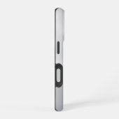 ピンクの金属バラシルバー追加の名前 iPhone 16ケース (右側面)