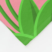 ピンクの金星のハエ フリースブランケット (角)