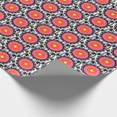 ピンクの鈴谷模様 ラッピングペーパー (角)