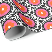 ピンクの鈴谷模様 ラッピングペーパー (ロールコーナー)