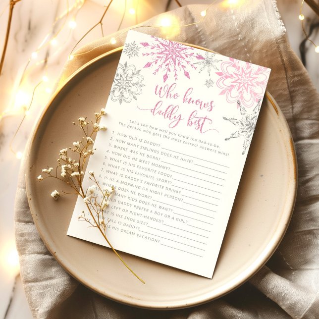 ピンクの銀の雪だるま誰がパパのゲームを知っ最高のている (クリエイターアップロード済み)