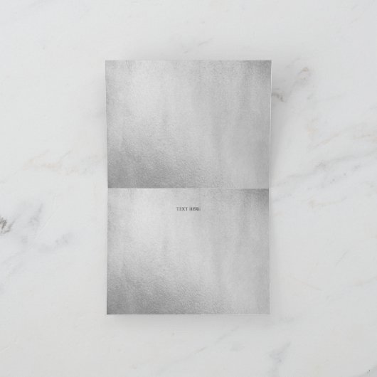 ピンクの銀製のダイヤモンドの輝きのガウンキンセアニェラ サンキューカード (内部)