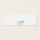 ピンクの開花つる植物ドリンクチケット (裏面)