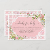 ピンクの陳腐なブックスリクエストカード – Trianon エンクロージャーカード (正面/裏面)