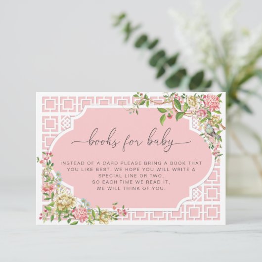 ピンクの陳腐なブックスリクエストカード – Trianon エンクロージャーカード (スタンド正面)