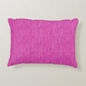 ピンクの雨の垂直アストライプのート アクセントクッション (裏面)