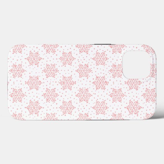 ピンクの雪 Case-Mate iPhoneケース (裏面 (横))