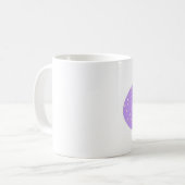 ピンクの雪Galのマグ コーヒーマグカップ (正面左)