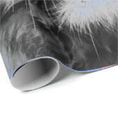 ピンクの雲で包んだギフト用日本の虎 ラッピングペーパー (ロールコーナー)