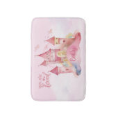 ピンクの雲の上で愛される宮殿 バスマット (正面縦)
