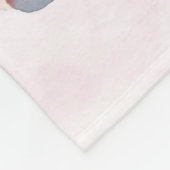ピンクの雲の上で愛される宮殿 フリースブランケット (角)