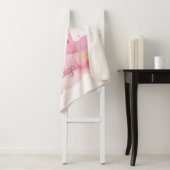 ピンクの雲の水色の女の子のルールパレス シェルパブランケット (インサイチュ)