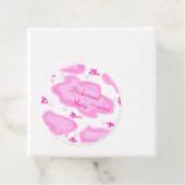 ピンクの雲パステル星の花嫁ガーリーモダン フェイバータグ (インサイチュ)