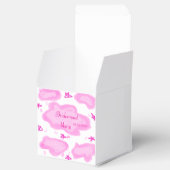 ピンクの雲パステル星の花嫁ガーリーモダン フェイバーボックス (オープン)