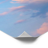 ピンクの雲 – イタリア，リミニ ポスター (角)