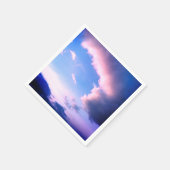 ピンクの雲 スタンダードカクテルナプキン (角)