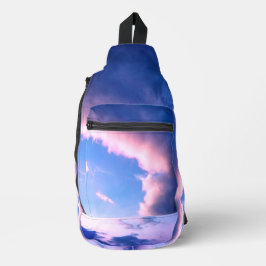ピンクの雲 スリングバッグ