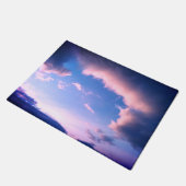 ピンクの雲 ドアマット (アングル)