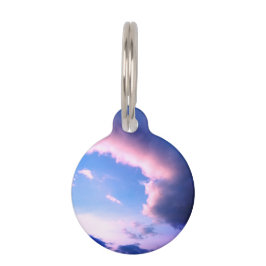 ピンクの雲 ペット ネームタグ