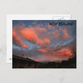 ピンクの雲 ポストカード (正面/裏面)