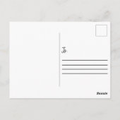 ピンクの雲 ポストカード (裏面)