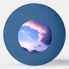 ピンクの雲 卓球ボール