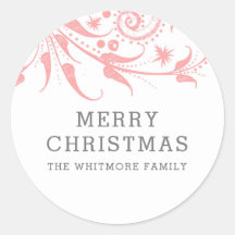 ピンクの霜のメリークリスマス