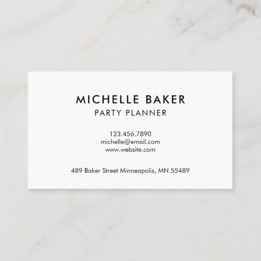 ピンクの青い水彩画のグラデーションなモダン 名刺 (裏面)