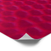 ピンクの革のテクスチャーの皮 ポスター (角)