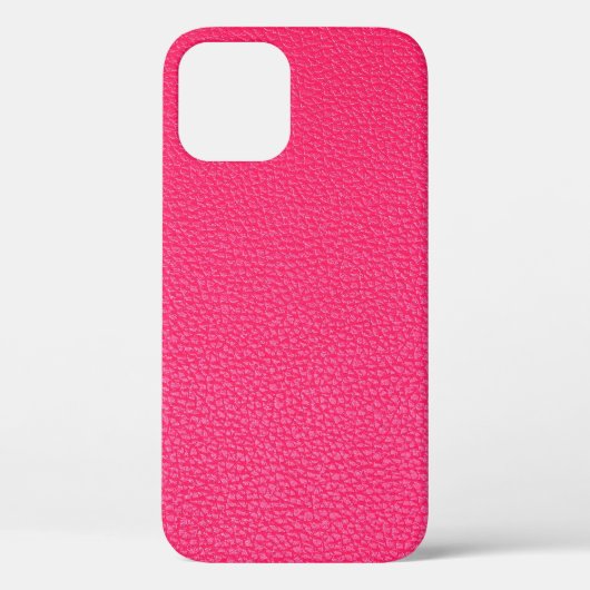 ピンクの革のテクスチャ Case-Mate iPhoneケース (裏面)
